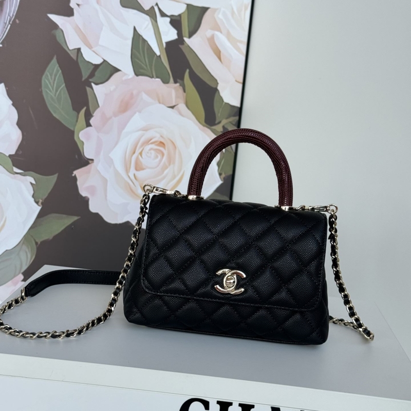 Ch**el top handle bags